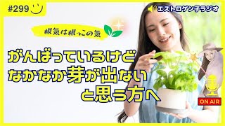 ［声のブログ・第299回］根気は根っこの気「がんばっているけど なかなか芽が出ないと思う方へ」【#聞き流し】【#作業用】【#睡眠用】