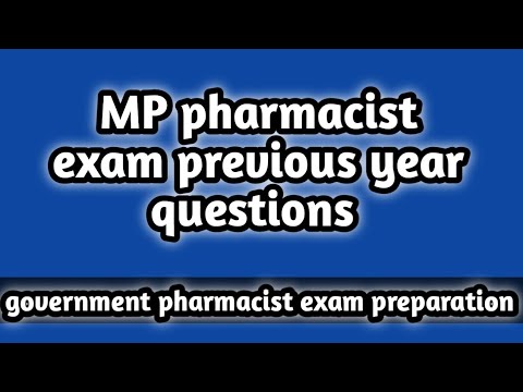 MP pharmacist exam previous year questions#governmentpharmacistexampreparation