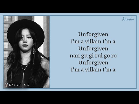 LE SSERAFIM 르세라핌 - 'UNFORGIVEN' (feat. Nile Rodgers) [Easy Lyrics]