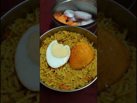 Leftover Rice Lunch box l Quick Egg Pulao l tiffin Ideas l #shorts #shortsfeed #lunchbox #tiffin