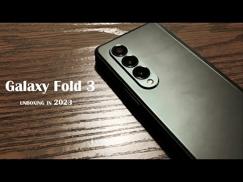 Samsung Galaxy Z Fold 3 Unboxing in 2023