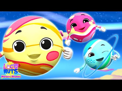 Planets Song, Nursery Rhyme And Learning Video for Kids