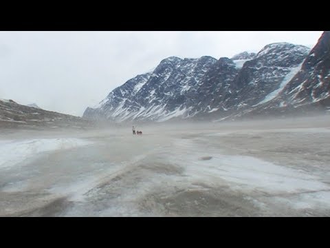 Sandstorm in the Weasel river - Penny Icecap 2009 expedition