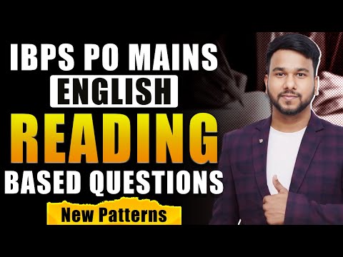 IBPS PO Mains 2024 English | MAINS LEVEL READING COMPREHENSION APPROACH | English by Varun Chitra