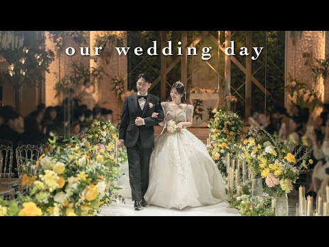 【日韓夫婦】ついに…結婚式を挙げました💍日本と全然違う韓国挙式の様子を大公開💐