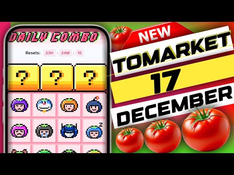 tomarket daily combo today 17 december | tomarket secret combo today | 2 market combo #tomarket