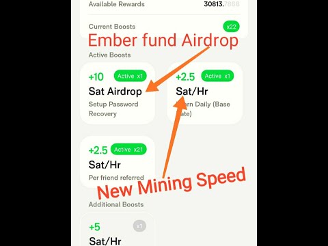 Ember fund Airdrop and new update | free btc mining | Ember fund app #Emberfund #Emberfundairdrop