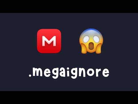 MEGASync switched to .megaignore