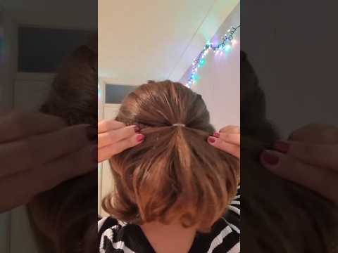 In seconds || hairstyle idea for short hair 😱 💡