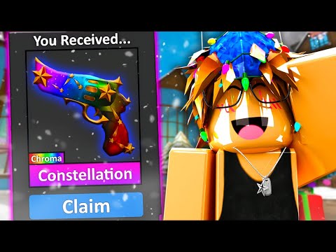 CONSTELLATION UNBOXING IN MM2... (i raged) 🎄