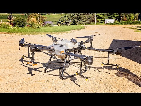 The World's Largest Crop Spraying Drone - DJI Agras T30