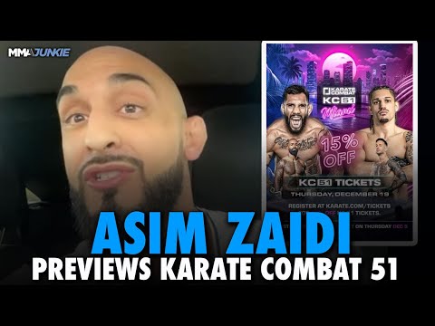 Asim Zaidi Previews Karate Combat 51, Promotion's Plans for 2025, More