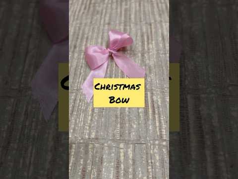 Christmas Bow #decoration #colourful #viralvideo