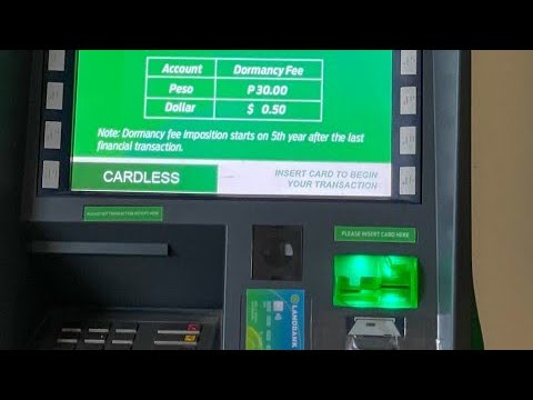 PAANO MAG DEPOSIT SA LANDBANK ATM MACHINE WITH ATM CARD