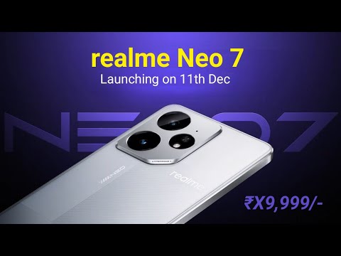 Realme Neo 7 Full Specs & Launch Date is Here | Realme Neo 7 First Look