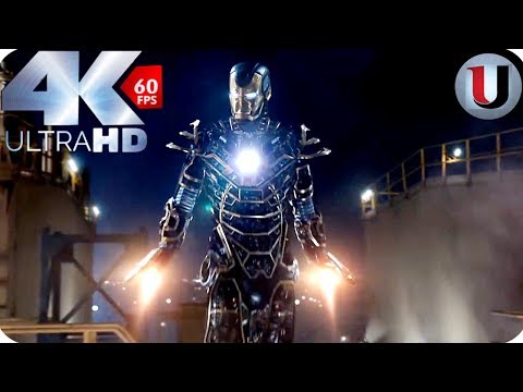 Iron Man vs Killian Part 1 - Iron Man 3 - 2013 MOVIE CLIP (4K HD)