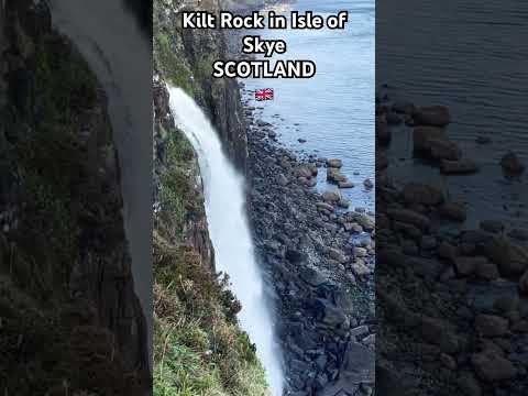 Kilt Rock | Isle of Skye | Scotland, UK #shorts #shortvideo #isleofskye #scotland