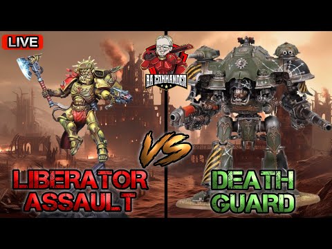 Liberator Assault Group (LAG) vs Death Guard (2k Battle!)