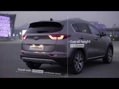 New Kia Sportage crossover - manufacturer footage