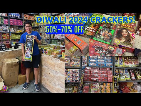 Cheapest Diwali 2024 CRACKERS in DELHI - 70% Discount on Whole Shop !!