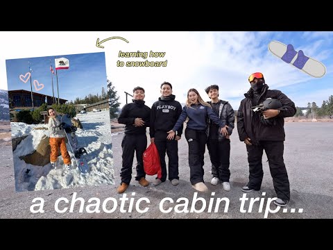 my adventurous WINTER TRIP with friends | cabin vlog 2024 🏂