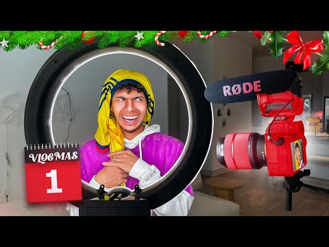 How I Film My Skits *super awkward* | VLOGMAS 1