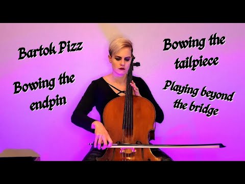 Cello Auxiliary Techniques Part 2 - MORE Tips for Cellists & Composers