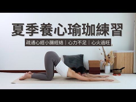 【夏季養心】疏通心經小腸經｜心裡不足｜心火過旺｜Yoga Meridian｜Yin Yoga