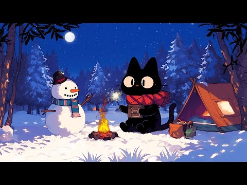 Snowy Nights ❄️ Relaxing Music to Welcome the New Year 🎉 Dream Big in 2025