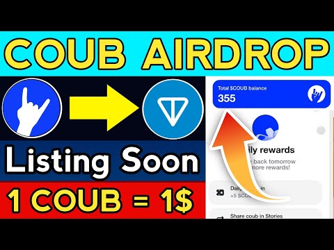 Coub Airdrop New Update| Coub Airdrop withdraw | Coub Airdrop Listing date | Coub telegram bot