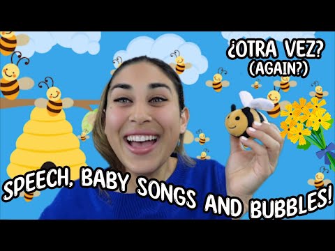 Baby Songs, Speech, Bubbles and more! All in Spanish with Miss Nenna the Engineer |Spanish For Minis