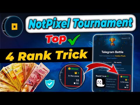 NotPixel battle winning method | NotPixel tournament | How to got top rank in NotPixel battle