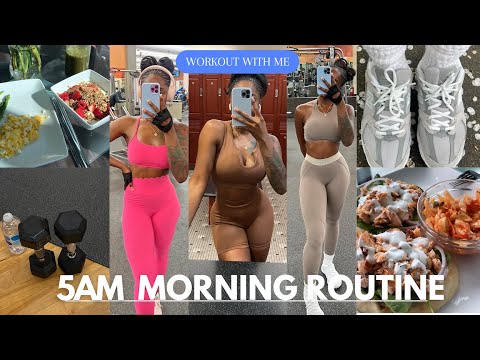 5 AM MORNING ROUTINE | Realistic Week of Workouts + New Workout Outfits