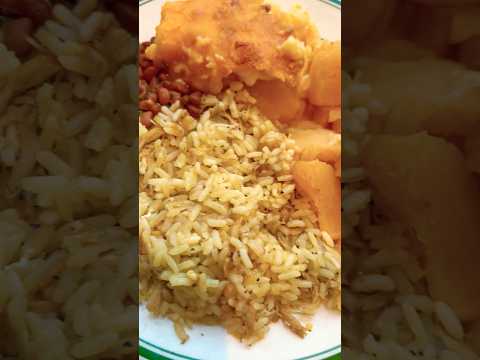 Soul Food Dinner. With chicken bog, rutabaga, field, peas, and macaroni & cheese ￼