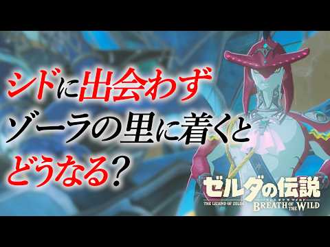 シドのイベント全部避けて、ゾーラの里で初めて会った結果がおもしろい！【ゼルダの伝説 ブレスオブザワイルド】#30