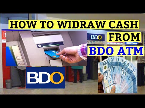 PAANO MAGWITHDRAW SA BDO ATM FOR BEGINNERS 2021  (easy tutorial + actual video)