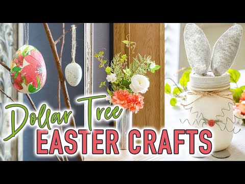 DOLLAR TREE EASTER DIY | EASTER CRAFT IDEAS