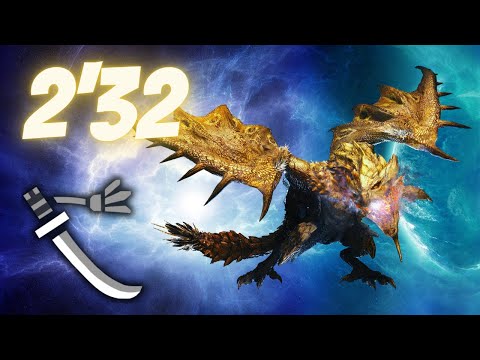 MHW Iceborne Gold Rathian 2'32 Long Sword WR