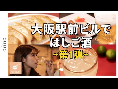 【大阪駅前第1ビル】ビール好きの方にはたまらん♡クラフトビール専門店とすだち果汁×塩で食べる餃子専門店🥟