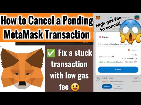 How to Cancel a Pending MetaMask Transaction | Fix Stuck Transaction with Low Gas Fee | Custom Nonce