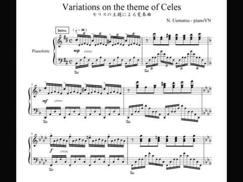 【楽譜】セリスの主題による変奏曲 - "Variations on the theme of Celes (FF6)" Sheet music-