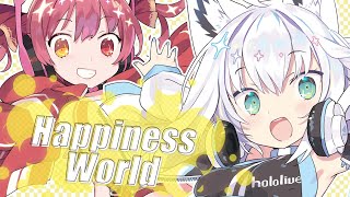 [MV] Happiness World [Houshou Marine, Shirakami Fubuki]