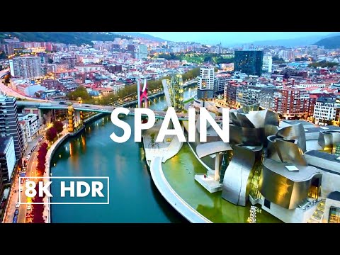 Spain 🇪🇸 in 8K ULTRA HD HDR 60 FPS Video by Drone