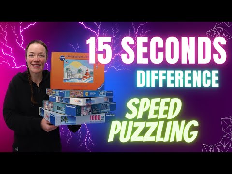 Only 15 SECONDS Difference?!?! A Speed Puzzling Compilation