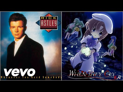 Together Forever x Naraku no Hana (Rick Astley | Higurashi When They Cry)