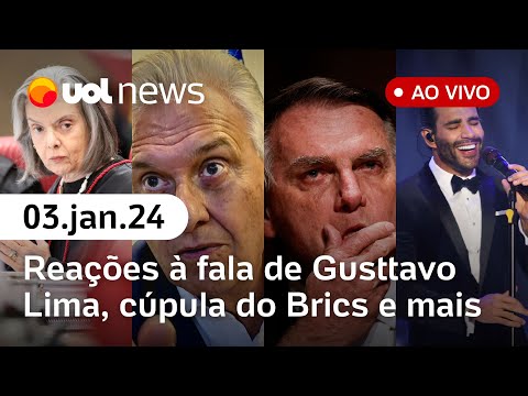 Cúpula do Brics, bolsonarismo reage a Gusttavo Lima, surto de virose no Guarujá e mais | UOL News