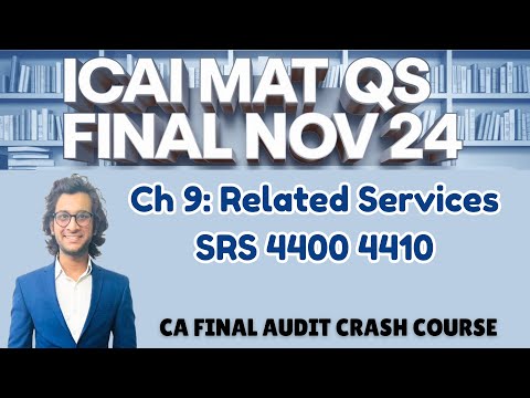 SRS 4400 4410 Series | All ICAI Material Questions Solved | CA Rohan Garg AIR5