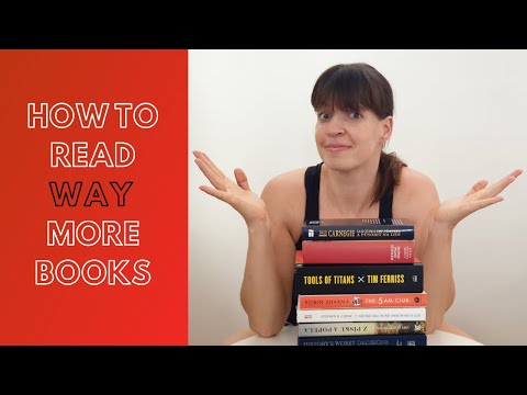 HOW TO READ WAY MORE BOOKS - tips for reading daily in 2020