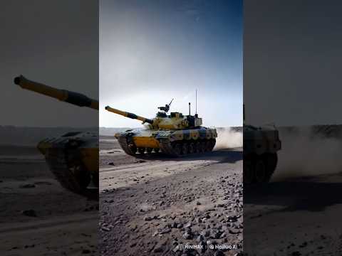 ZTZ-99 destroys M1A2 Abrams | 99式戦車がM1A2エイブラムスを撃破#aianimation #hailuoai #tank #military #army #戦車