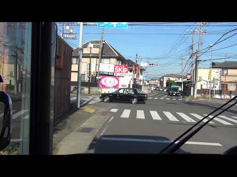 【HD前面展望】 富士急湘南バス 小12 小田原駅～新松田駅 大型バスが狭隘道路を行く